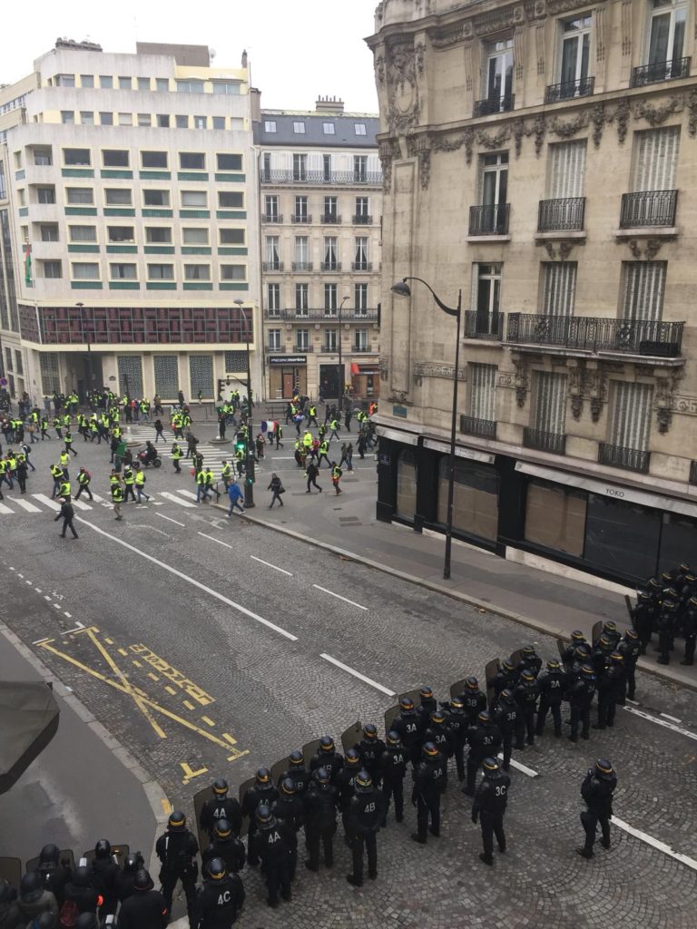 Riot police Paris